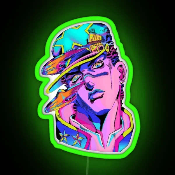 Disc Faced RGB Neon Sign