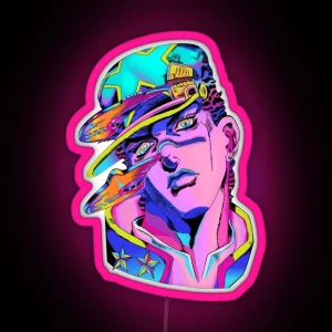 Disc Faced RGB Neon Sign
