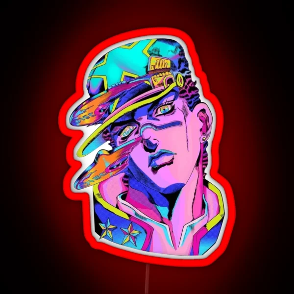 Disc Faced RGB Neon Sign