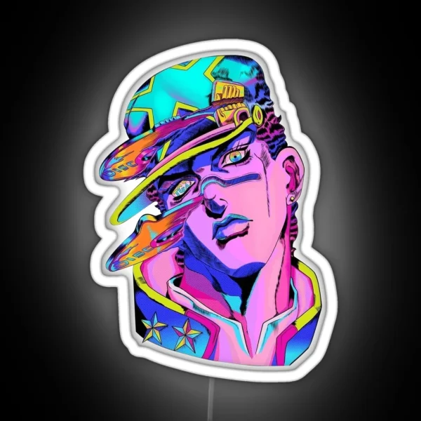Disc Faced RGB Neon Sign