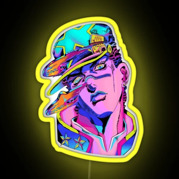 Disc Faced RGB Neon Sign