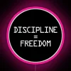 Discipline Equals Freedom Navy Seal Workout Motivation Black Edition RGB Neon Sign - Image 6
