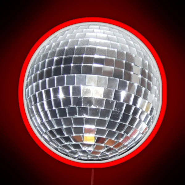 Disco Ball RGB Neon Sign