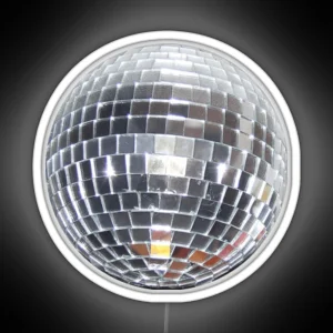Disco Ball RGB Neon Sign