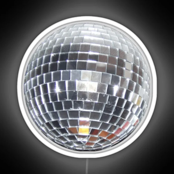 Disco Ball RGB Neon Sign