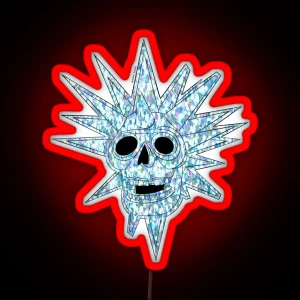 Disco Skull RGB Neon Sign