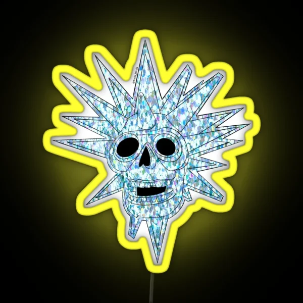 Disco Skull RGB Neon Sign