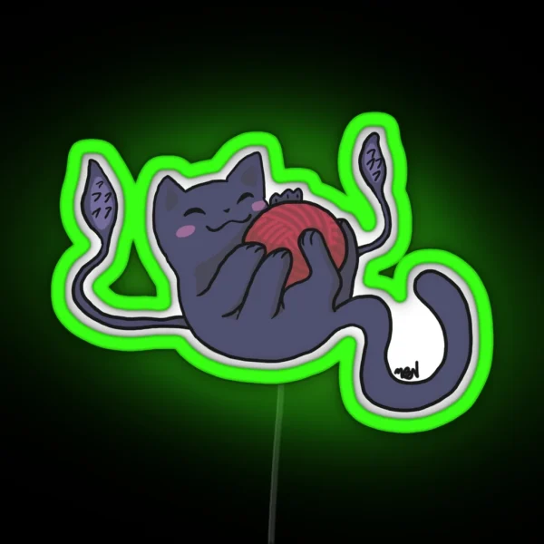 Displacer Kitty RGB Neon Sign