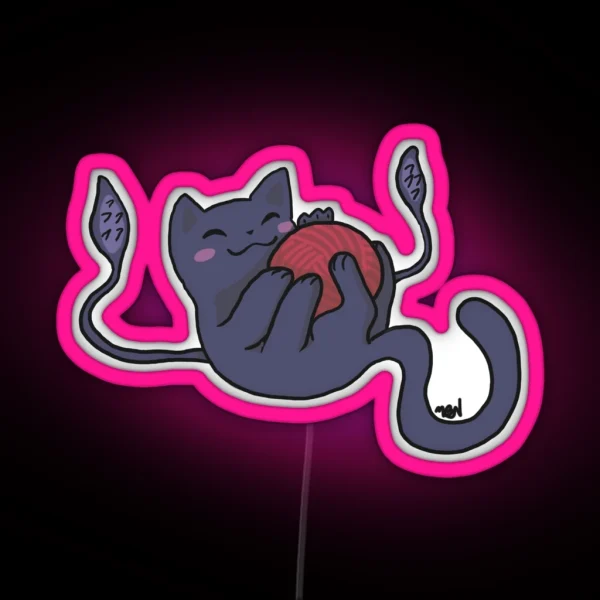 Displacer Kitty RGB Neon Sign