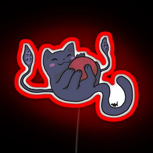 Displacer Kitty RGB Neon Sign