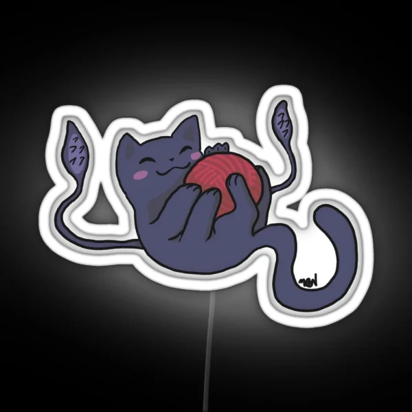 Displacer Kitty RGB Neon Sign