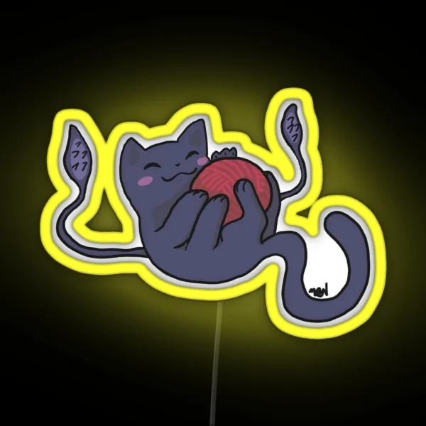 Displacer Kitty RGB Neon Sign