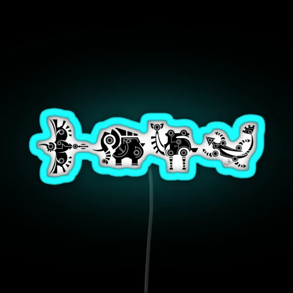 Divine Beasts RGB Neon Sign