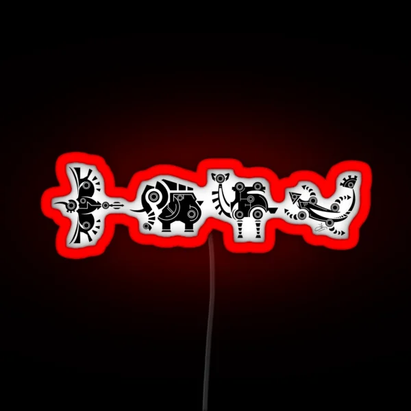 Divine Beasts RGB Neon Sign