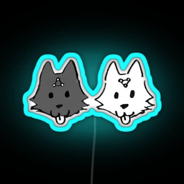 Divine Dogs RGB Neon Sign