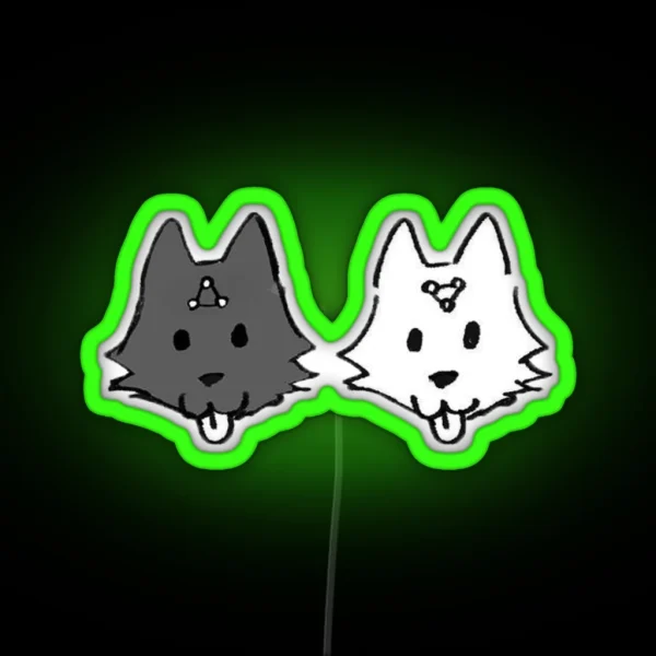 Divine Dogs RGB Neon Sign