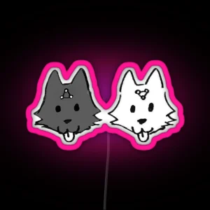 Divine Dogs RGB Neon Sign