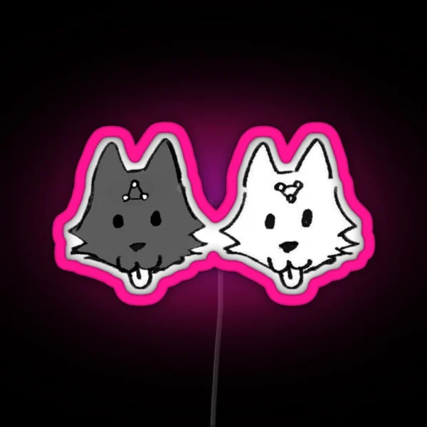 Divine Dogs RGB Neon Sign