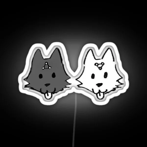 Divine Dogs RGB Neon Sign