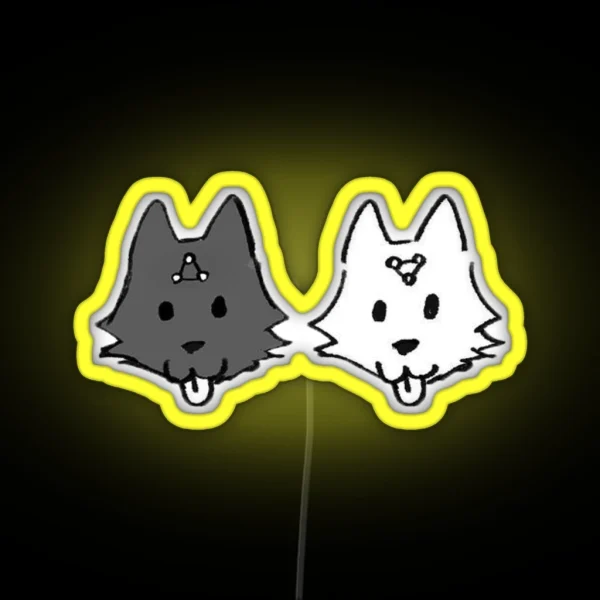 Divine Dogs RGB Neon Sign