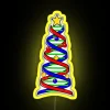 DNA Helix Christmas Tree Life Science Biology RGB Neon Sign - Image 5
