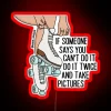 Do It Twice RGB Neon Sign - Image 2