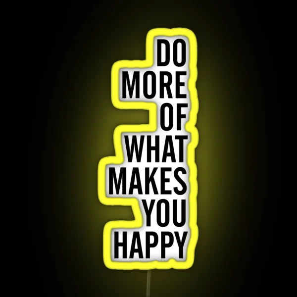 DO MORE RGB Neon Sign
