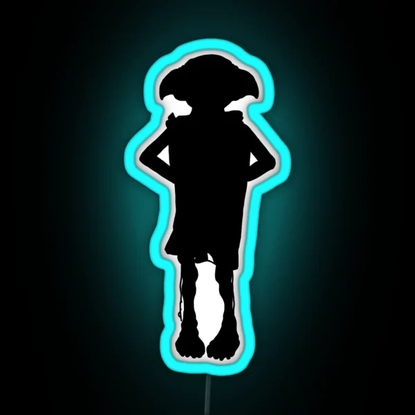 Dobby Silhouette RGB Neon Sign