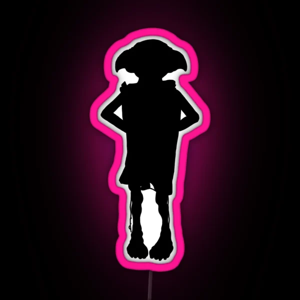 Dobby Silhouette RGB Neon Sign