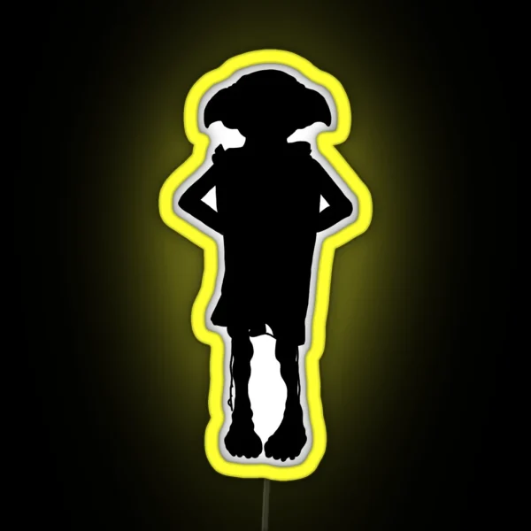 Dobby Silhouette RGB Neon Sign