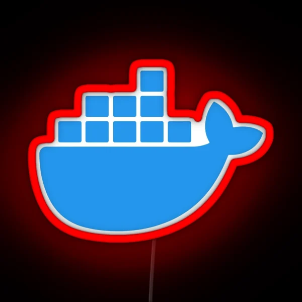 Docker Basic RGB Neon Sign
