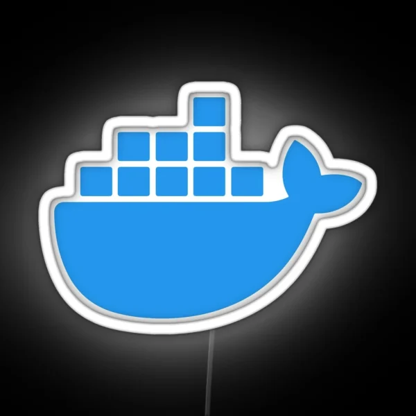 Docker Basic RGB Neon Sign