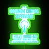 Document Control Supervisor Led I Solve Problems Gift Item Tee RGB Neon Sign - Image 4