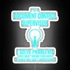 Document Control Supervisor Led I Solve Problems Gift Item Tee RGB Neon Sign