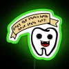 Does The Tooth S Teeth Have Teeth Too From James Acaster Repertoire RGB Neon Sign - Image 4