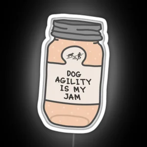 Dog Agility Is My Jam RGB Neon Sign