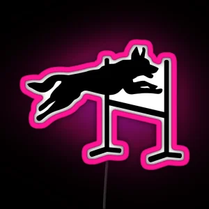 Dog Agility Sports RGB Neon Sign