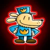 Dog Man Comedic Graphic Novel RGB Neon Sign - Image 2