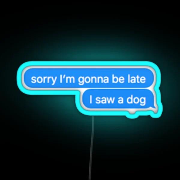 Dog RGB Neon Sign