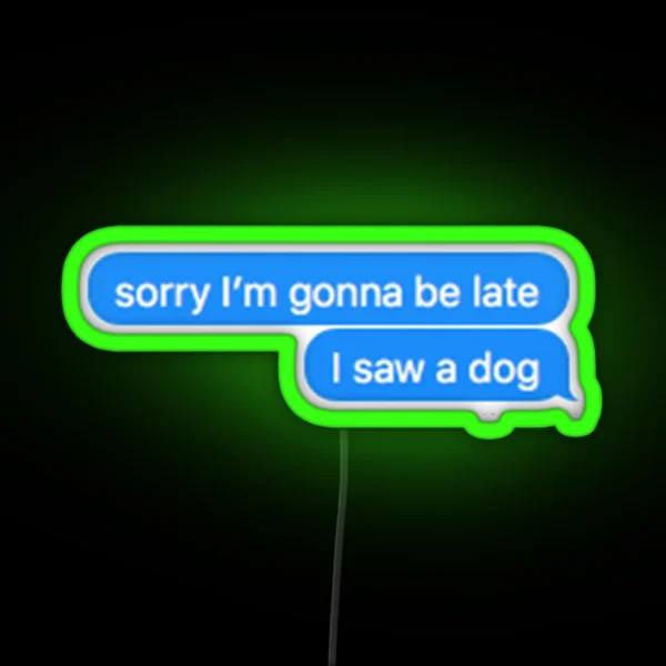 Dog RGB Neon Sign