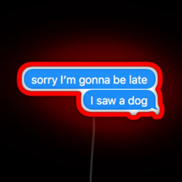 Dog RGB Neon Sign