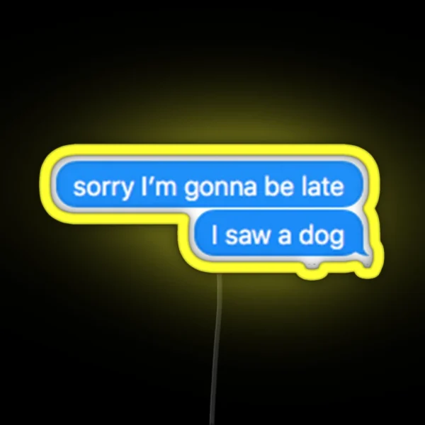 Dog RGB Neon Sign