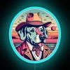 Dog With A Cowboy Hat RGB Neon Sign - Image 3