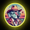 Dog With A Cowboy Hat RGB Neon Sign - Image 6
