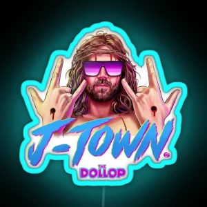 DOLLOP J TOWN RGB Neon Sign