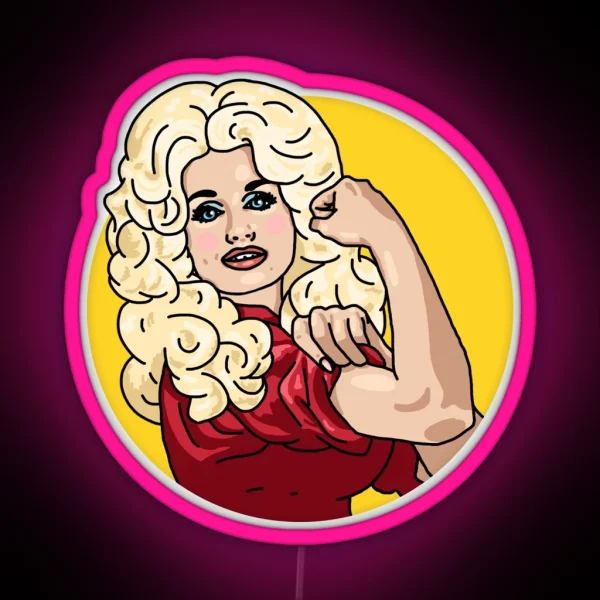 Dolly The Riveter RGB Neon Sign