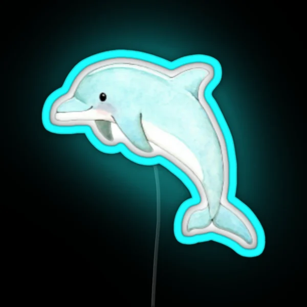 Dolphin RGB Neon Sign