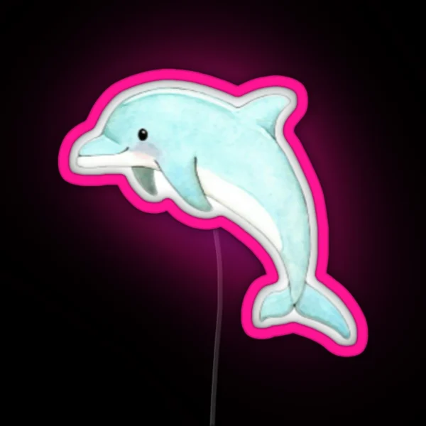 Dolphin RGB Neon Sign