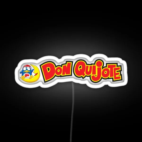 Don Quijote RGB Neon Sign