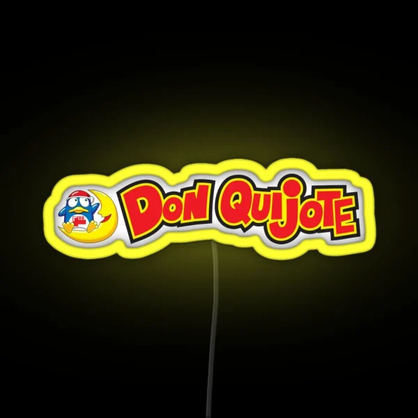 Don Quijote RGB Neon Sign
